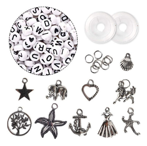 35000pcs Cuentas Kits Para Hacer Pulsera Joyas Collar Regalo