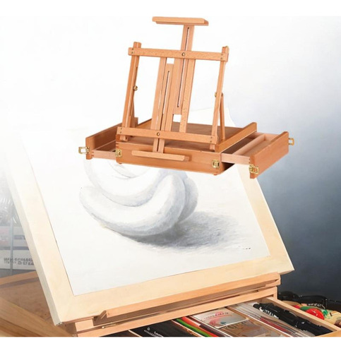 Cavalete De Mesa, Caixa De Pintura A Óleo, Acessórios De