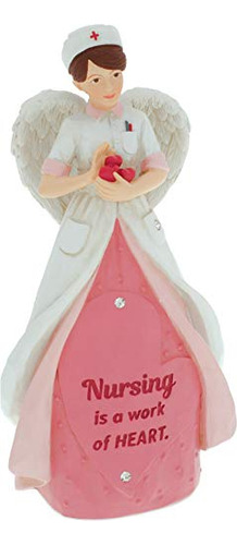 Figura De Ángel De Ocupación Enfermera Decorativa 14cm
