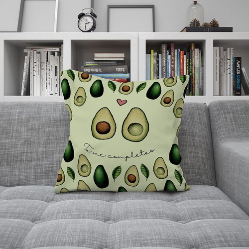 Imagen 2 de 3 de Almohadon Decorativo Almohadones Decorativos De 40x40 Palta