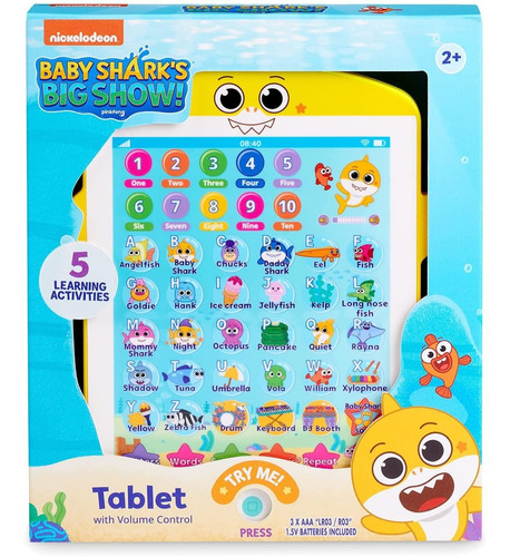 Wowwee Baby Sharks Big Show! Kids Tablet  Juguetes Educati