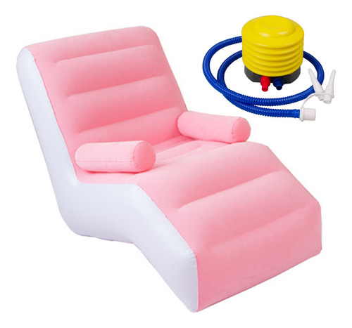 Sillón Inflable Cuadrado Sofa Reclinable Puff Ultra Comodo