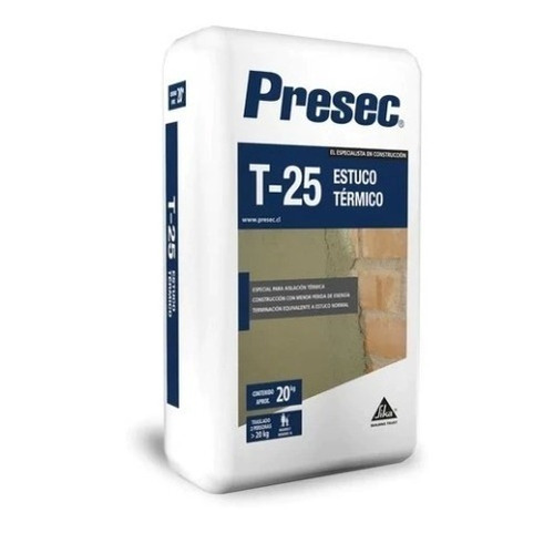 Estuco Termico 25kg Presec