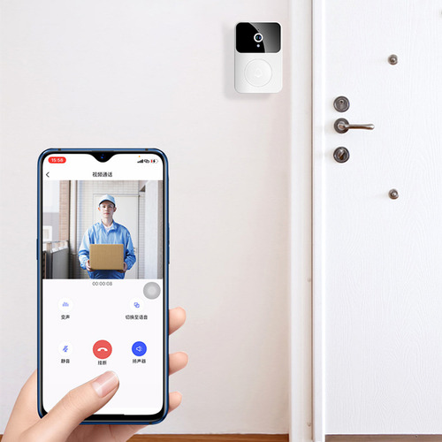 Cámara De Vídeo Visual Smart Doorbell Wifi Con Intercomunica