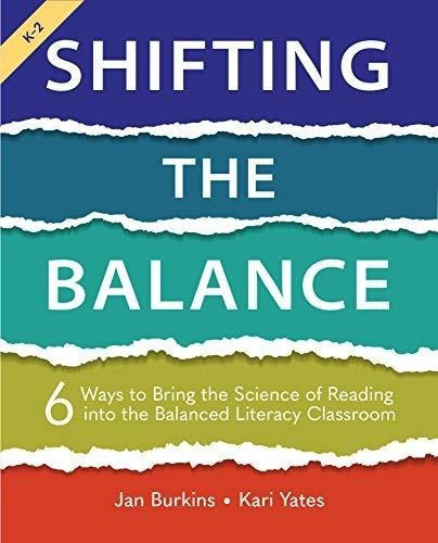 Shifting The Balance 6 Ways To Bring The Science Of., De Burkins,. Editorial Stenhouse Publishers En Inglés