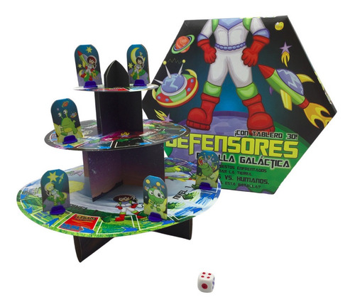 Juego De Mesa Defensores: Batalla Galactica Niños Yuyu