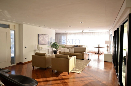 Imagem 2 de 15 de Maravilhoso Apartamento Totalmente Mobiliado E Equipado, Com 280m², 3 Suítes Sendo 1 Master, 4 Vagas - Em47231