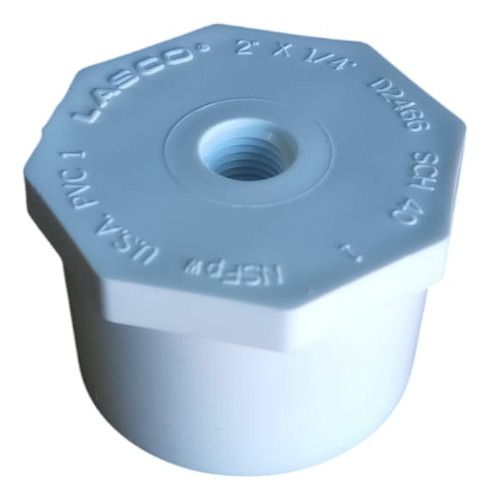 Bushing Reduccion Mixta 2''x1/4'' Pvc Ced40 Cem/rosca Lasco