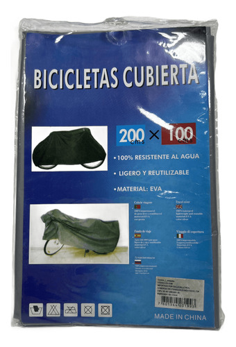 Kit C/ 6 Capa Para Bike Impermeável Eva 200x100