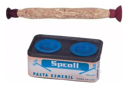 Kit Chupeta Pasta Esmerilhador  Válvulas Fina Grossa