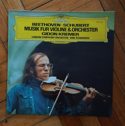 Vinilo Beethoven Schubert Kremer Tchakarov Musik Fur Violine