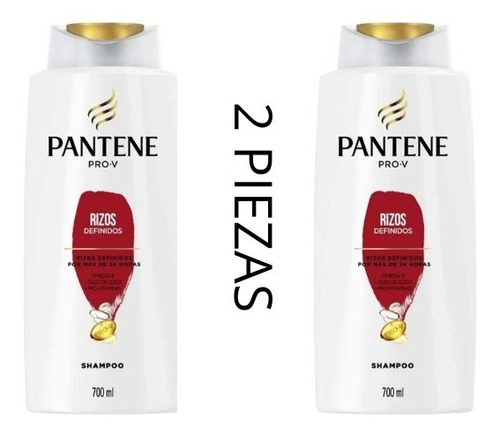 Shampoo Para Rizos Definidos,aceite De Coco,pantene 2pzas