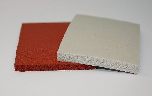Plancha Silicona Esponjosa Roja Sublimación 5mm