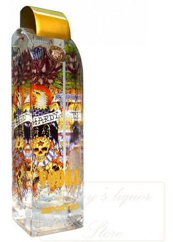 Imagen 6 de 6 de Vodka Frances Ed Hardy By Christian Audigier 1000ml
