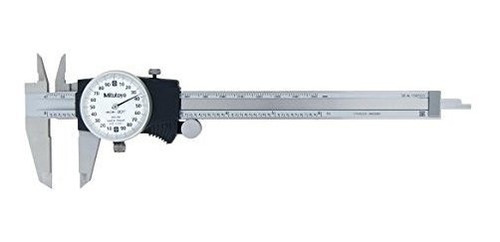 Mitutoyo 505  740 d6  X Dial Caliper, 0.2 /rev, 0 -6,  0.00