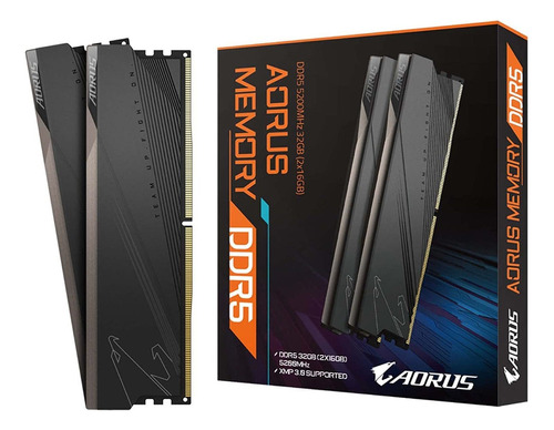 Memoria Aorus Gp-ars32g52d5 (ddr5 32gb (2x16gb) 5200mhz) ...