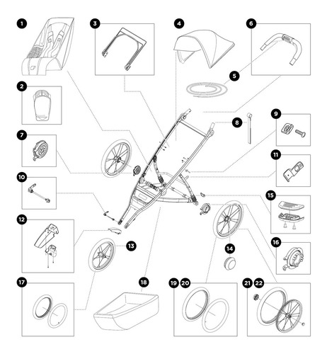 Peça De Reposição Do 10101952 Thule - Consulte Código