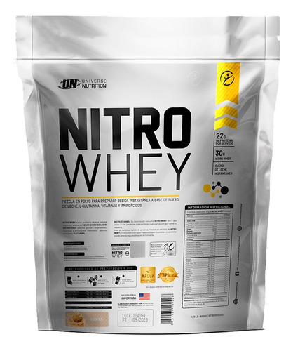 Nitro Whey 5 Kg / Universe Nutrition + Envío Gratis !!