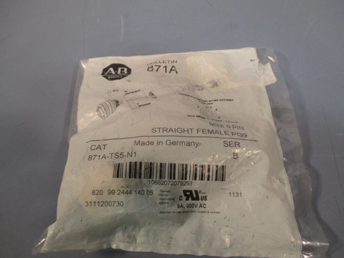 Allen-bradley Terminal Chamber 5-pin Ser. B 871a-ts5 Ccv