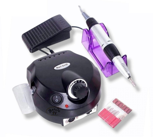 Torno De Uñas Nail Drill Profesional 30.000 Rpm Color Rosa