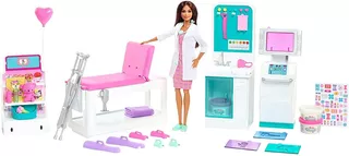 Barbie Clínica Hospital Muñeca Enfermera Doctora Juguete
