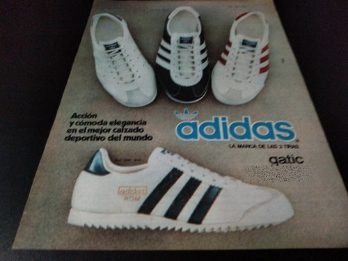 (pe003) Publicidad Clipping Zapatillas adidas * 1975