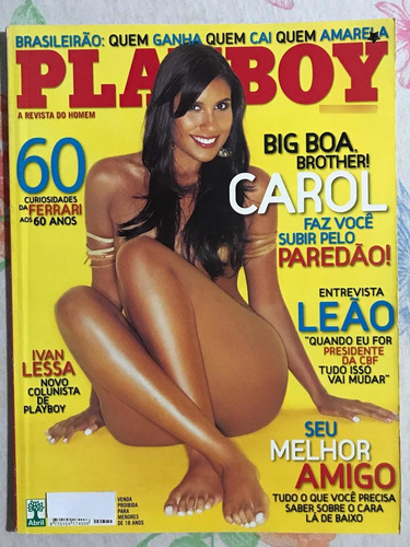 Revista Playboy - Carol Do Bbb 7