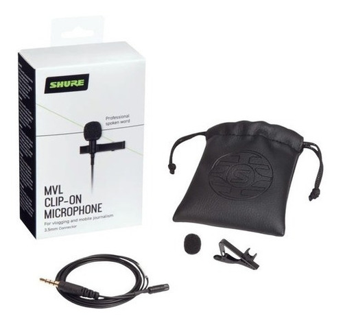 Imagen 4 de 9 de Micrófono Corbatero Shure Mvl Motiv Miniplug Omnidireccional Negro