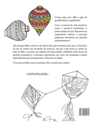 Livro De Colorir - De Pai Para Filho: Fazendo Arte Juntos, De W. Tierno. Série 1, Vol. 1. Editora Bestseller Record, Capa Mole, Edição 1 Em Português, 2015