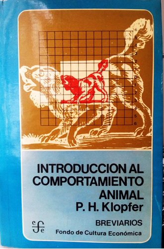 Libro, Introducción Al Comportamiento Animal, P. H. Klopfer 