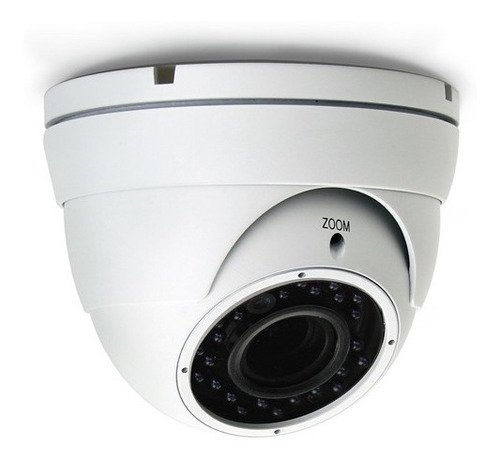 Cámara Avtech T1206tp 2mp Domo Ext Ir25mt Varifocal 2.8-12mm