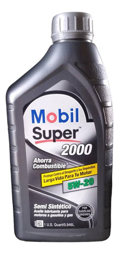 Aceite Mobil Super 2000 5w-20 Semi Sintetico