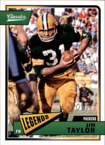 2018 Panini Classics 156 Jim Taylor Packers Legend Tarjeta D