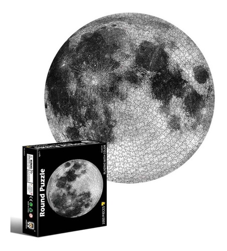 Puzzle Circular 1000 Piezas Luna Ft489 En Casa Valente