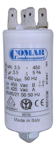 Condensador Permanente 1.50 Uf