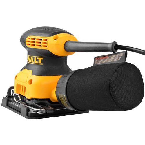 Lixadeira profissional orbital DeWalt DWE6411 amarela 60Hz 230W 127V