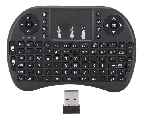 Teclado Mini I8 Flying Mouse Inalámbrico Para Multimedia Dom