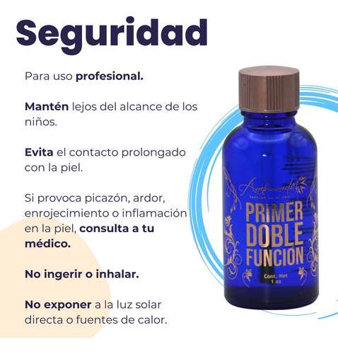 Primer Andrómera Doble Función + Nivelador Ph 30 Ml/1 Oz