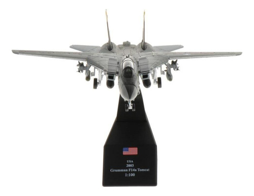 Nuevo 1: 100 F-14 Tomcat Fighter Bomber Planes 3d Alloy 3d