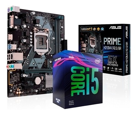 Imagem 1 de 1 de Kit I5 9400f+ Placa Mãe H310m