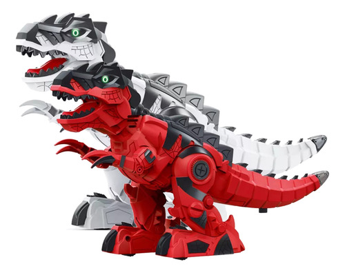 Robot Dinosaurio T Rex Ruge Luz Led Movimiento Juguete