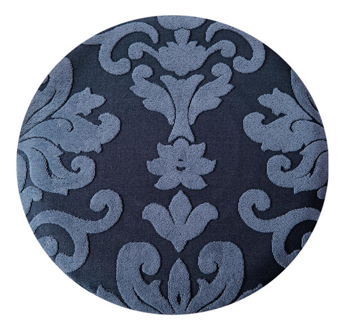Funda De Silla Redonda Funda Protectora De Asiento Gris Azul