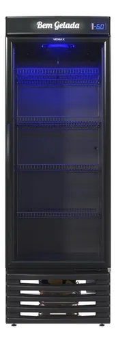 Cervejeira Venax 550l Blue Light Preto 220v