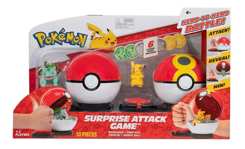 Pokémon Surprise Attack Game - Pikachu Vs. Bulbasaur