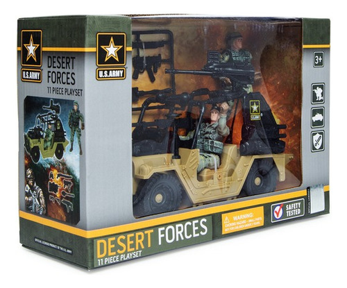Juguete Figuras De Acción 11 Piezas U.s Army Desert Force