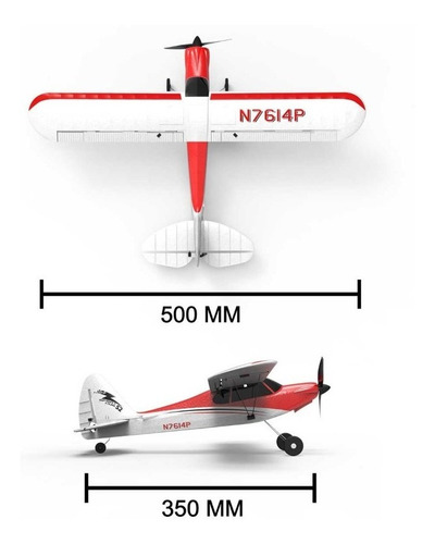 Imagen 4 de 10 de Avión A Radiocontrol Rc Principiantes Rtf Listo Para Volar
