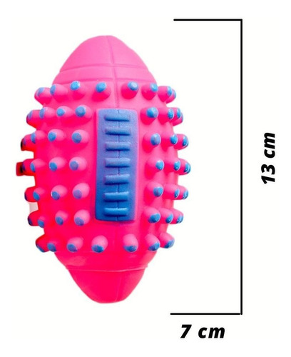 Imagem 6 de 6 de Brinquedo Interativo Caes Bola Rugby Cachorro 123útil Som