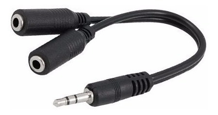 Imagen 1 de 1 de Puntotecno - Cable Adaptador Splitter Audio Tipo Y 