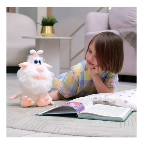 Mr Booba Peluche Buba Cerdo Blanco Pp Muñeca