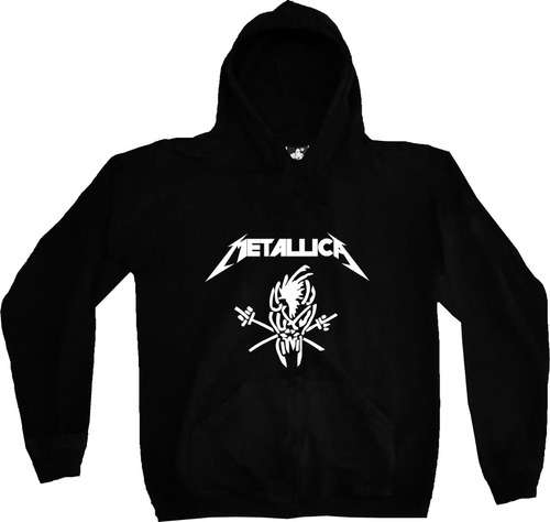 Buzo Hoodie Metallica Rock Metal Estampado Tv Urbanoz